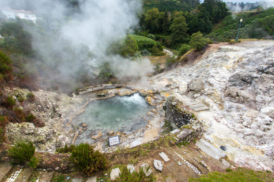 furnas geysers saomiguelisland azores portugal europe